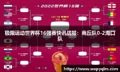 极限运动世界杯16强赛快讯战报：商丘队0-2海口队