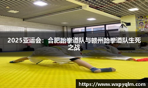 2025亚运会：合肥跆拳道队与赣州跆拳道队生死之战