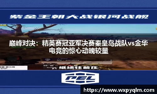 巅峰对决：精英赛冠亚军决赛秦皇岛战队vs金华电竞的惊心动魄较量